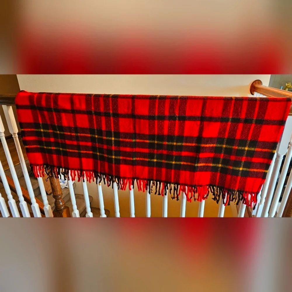 Vintage Plaid Stadium Blanket